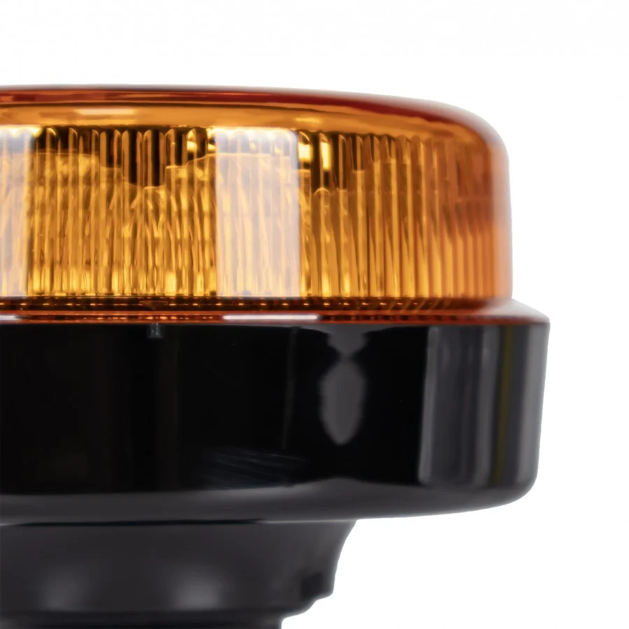 Truck LED ECE R65 LED Low Profile Flashing Beacon Amber - Flexi DIN - Image 2