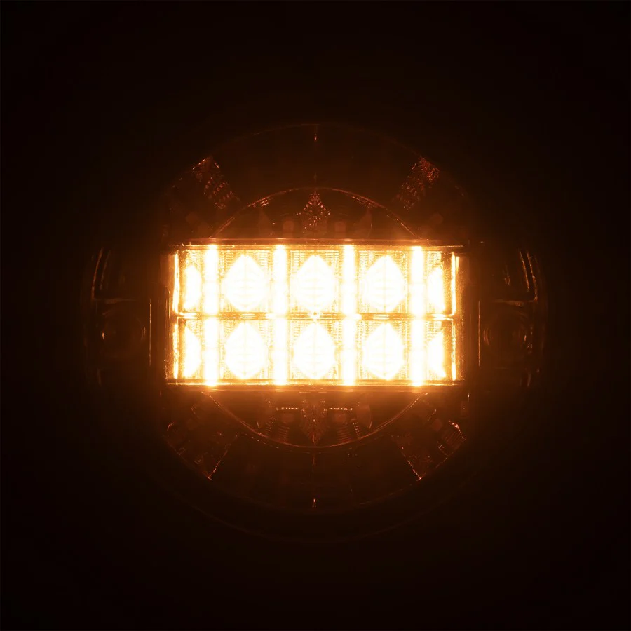 Truck LED 'Hamburger' LED Slim Line Rear Round Stop & Tail Lamp (9-33V) - Image 7