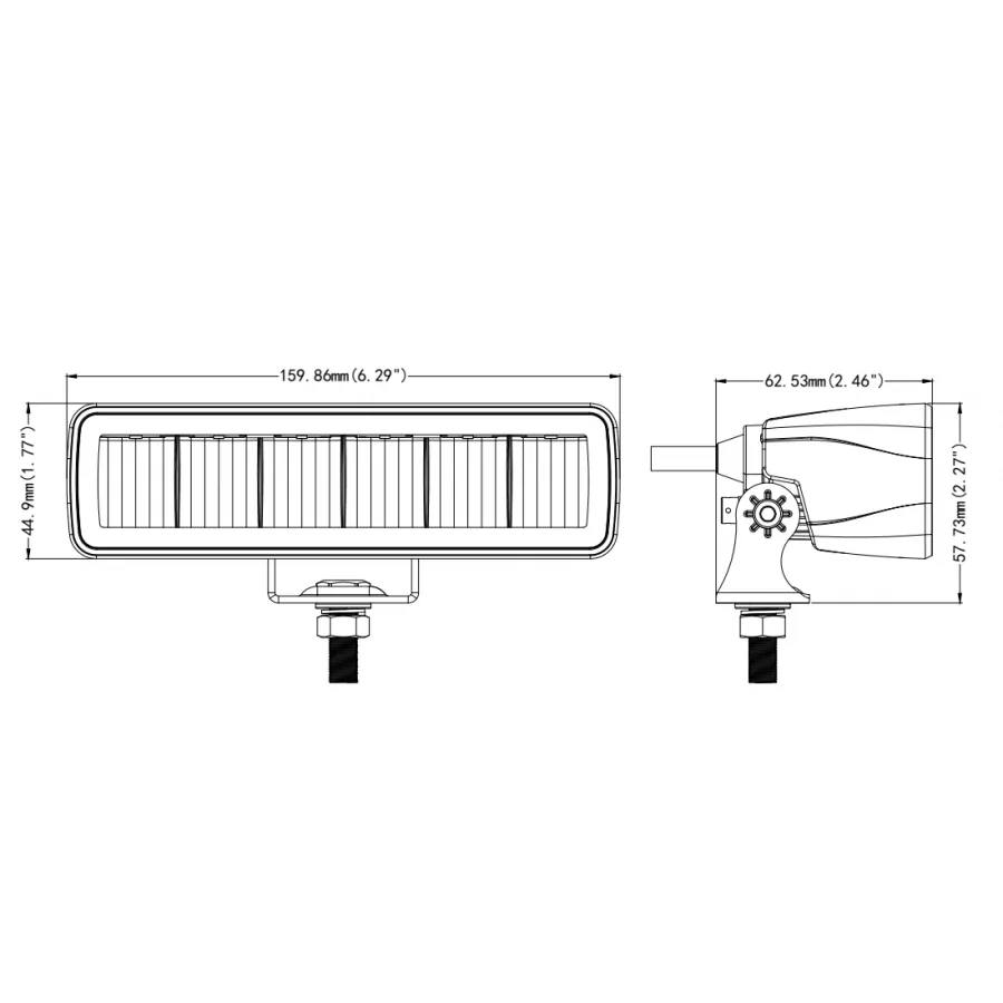 Truck LED Heavy Duty 6 LED 18W Scene & Work Light - 12/24V - Image 6