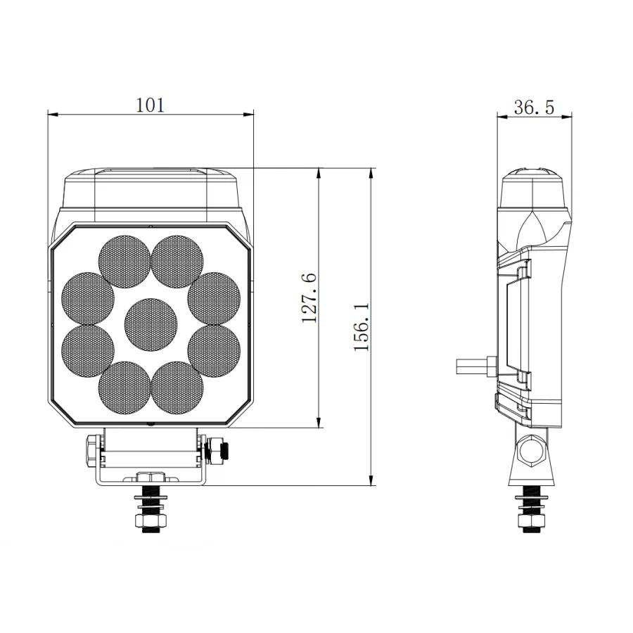Truck LED L2500 Reversing Lamp with Strobe Function R23 R65 - Image 10