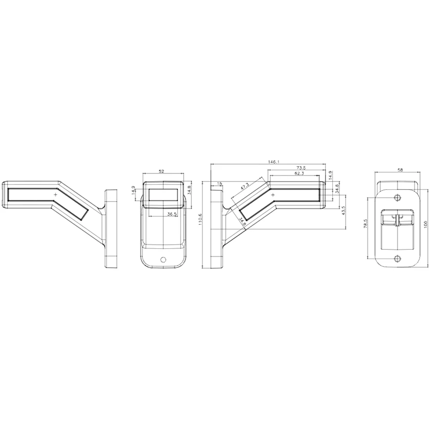 Truck LED Neon Rubber Stalk Mount LED Marker Lamp (W168.2) - Image 6