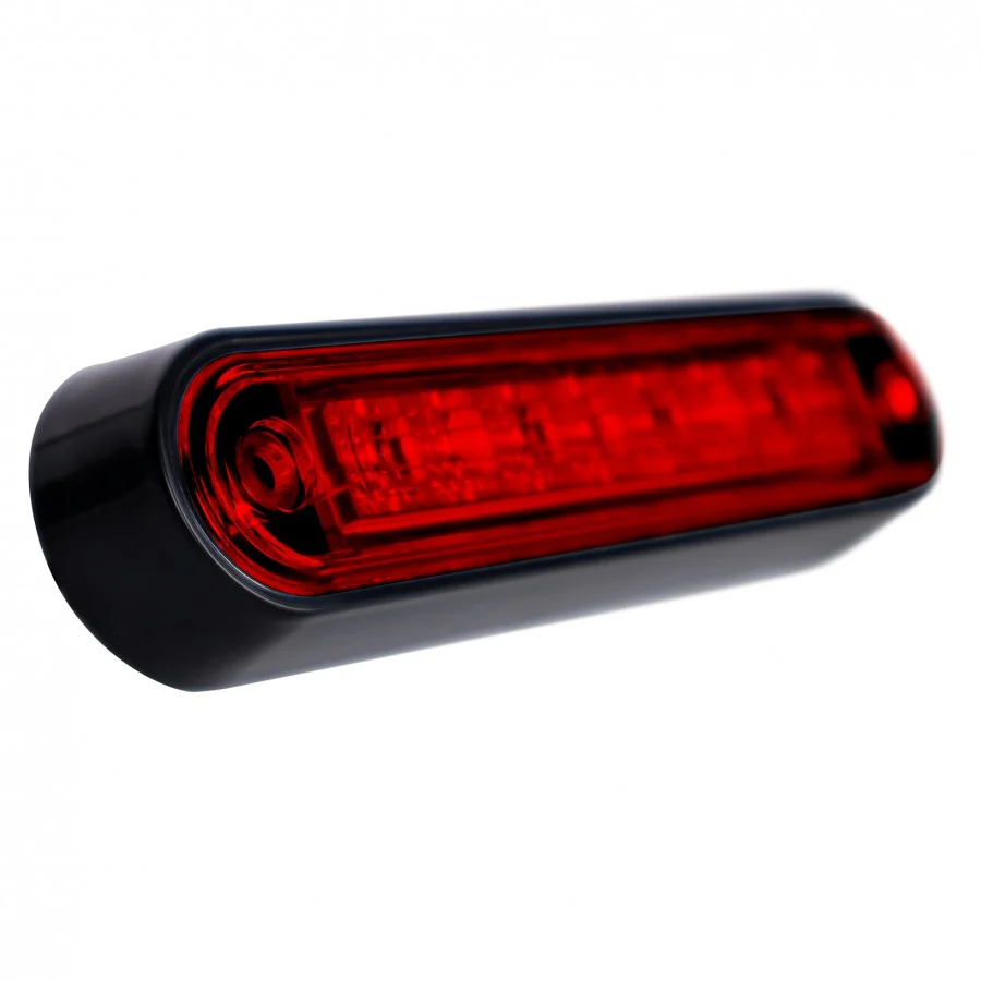 Truck LED Rear Marker Light – Red, 8 LED, 12/24V, IP67 Rated with Durable ABS Housing - Image 2