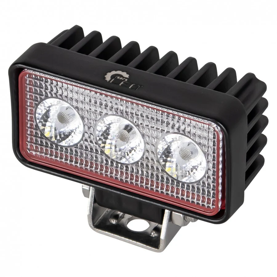 Truck LED Red Line 3 LED Compact Mini Rectangular Flood Lamp - Image 3