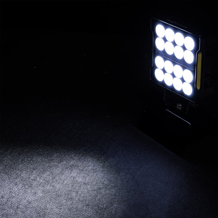 Truck LED Square LED Work Light 16 High-Output LEDs + Integrated LED Strip - 12/24V - Image 2