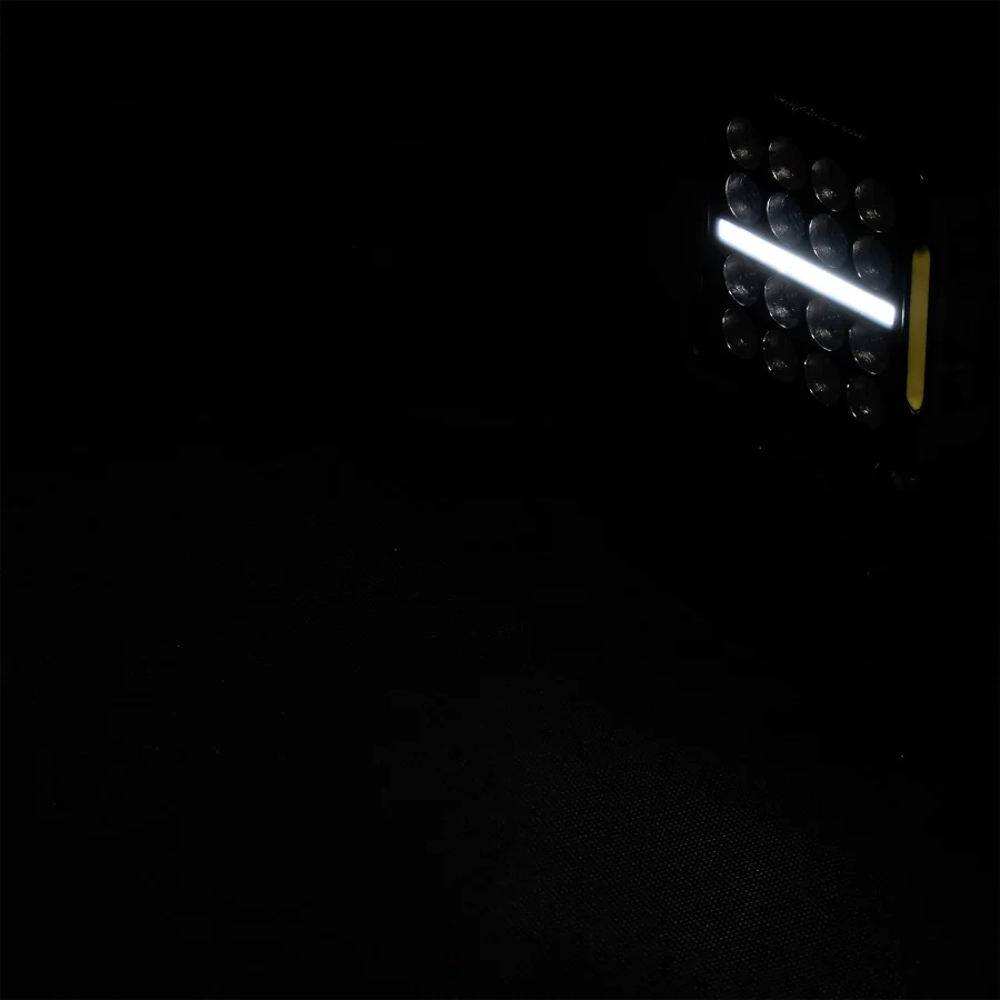 Truck LED Square LED Work Light 16 High-Output LEDs + Integrated LED Strip - 12/24V - Image 3