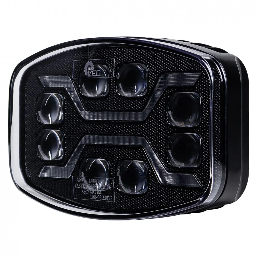Truck LED X RANGE LED Driving Lamp with Position and Strobe Lamp - Oval - Image 4