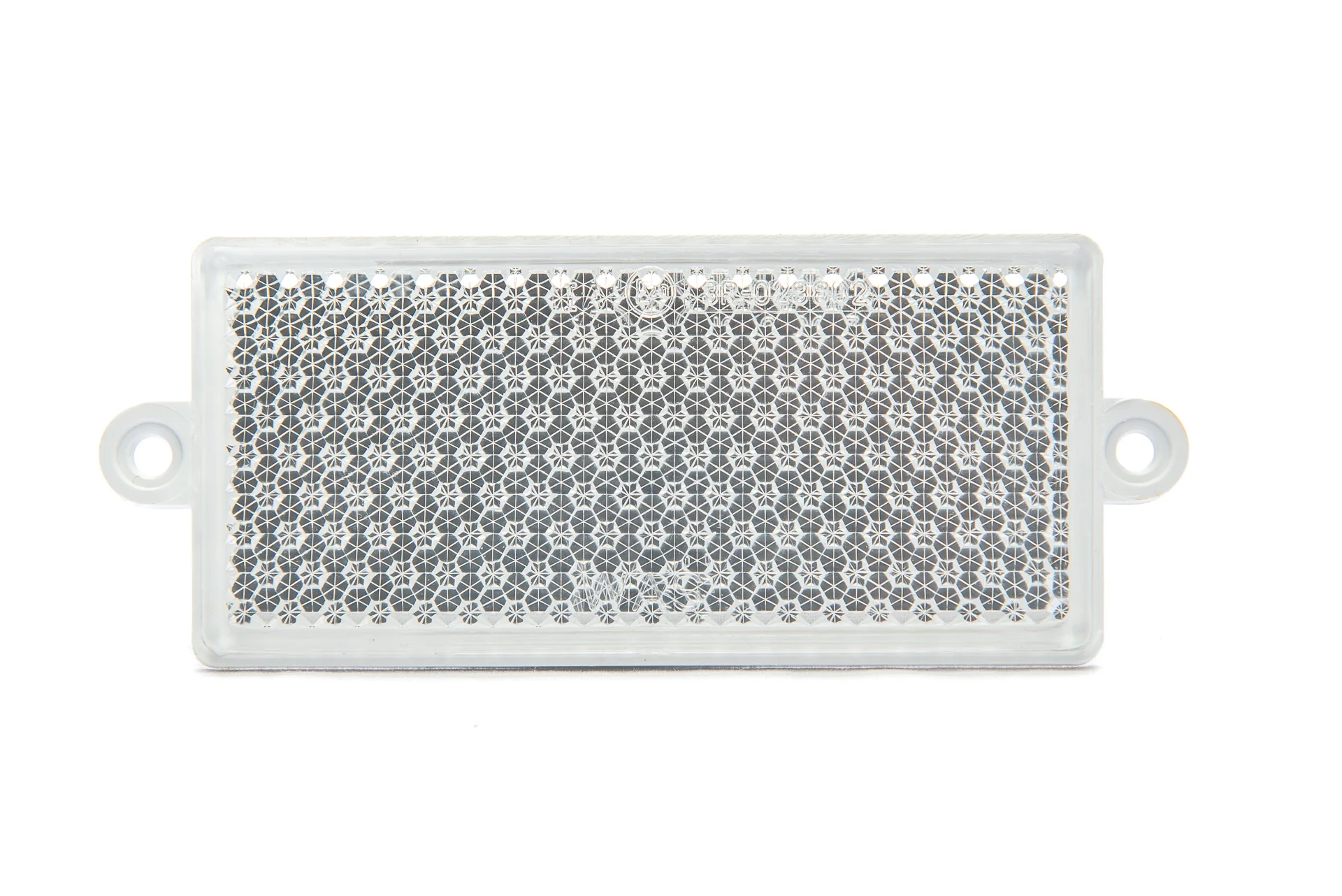 WAS Large Rectangular Reflex Reflector - White (pack of 10) - Image 2