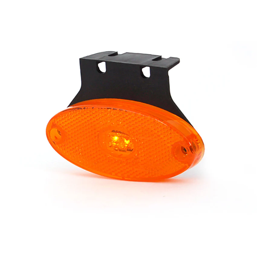 WAS W64 Oval LED Truck Marker Lamp with Bracket - Image 3